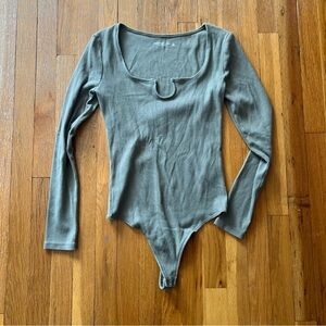 Green Abercrombie and Fitch body suit size M
